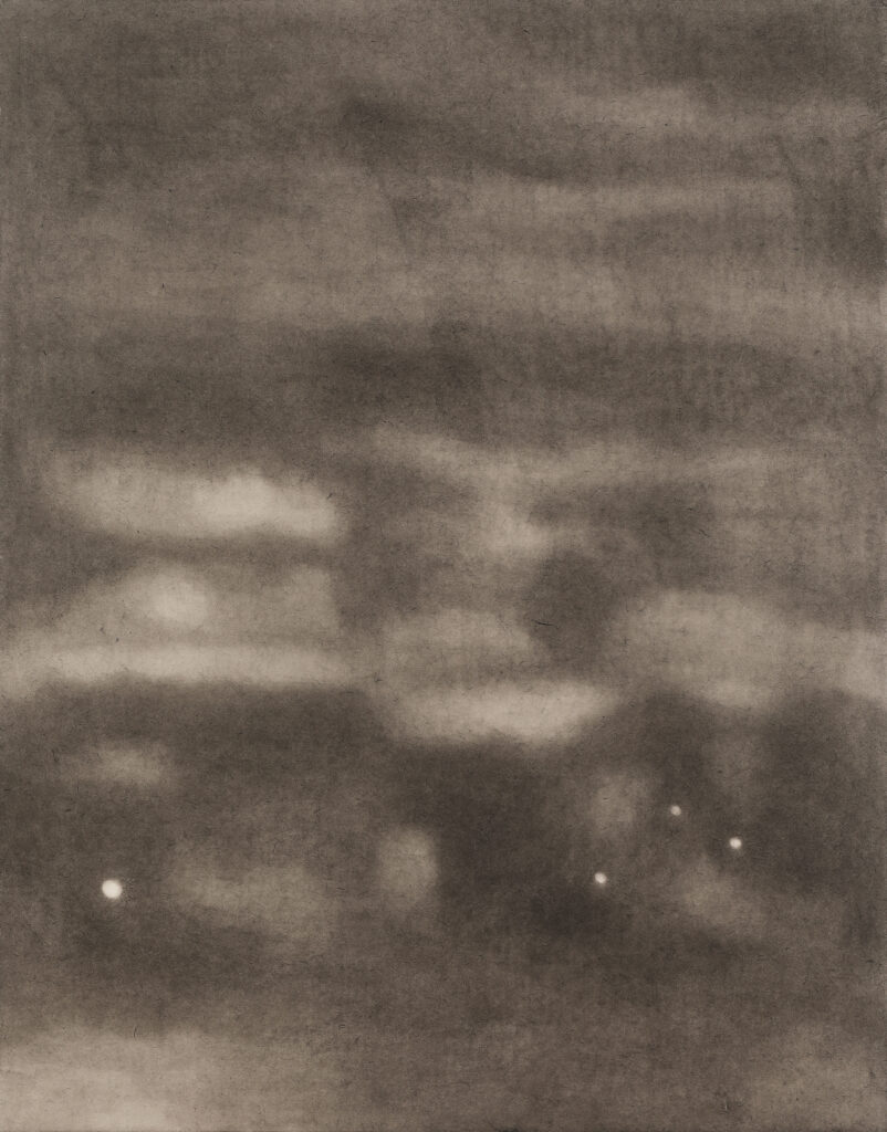 나 8, 한지에 먹, 116.8x91cm