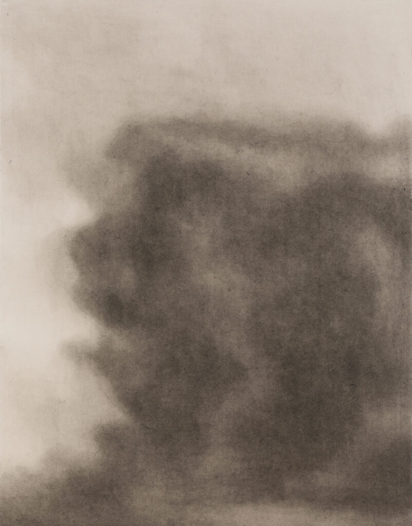 나 6, 한지에 먹, 116.8x91cm, 2021