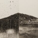 작은 집, 한지에 먹, 121.2x121.2cm, 2023