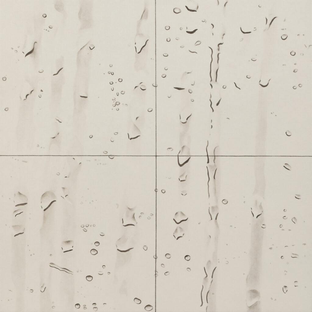 작은집-창문2, 한지에 먹, 60.6x60.6cm, 2023